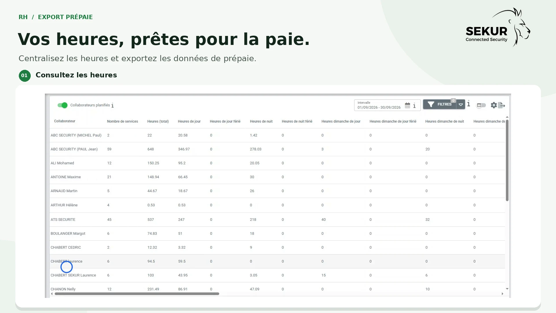 Vue 3 Main courante numérique et compte-rendu