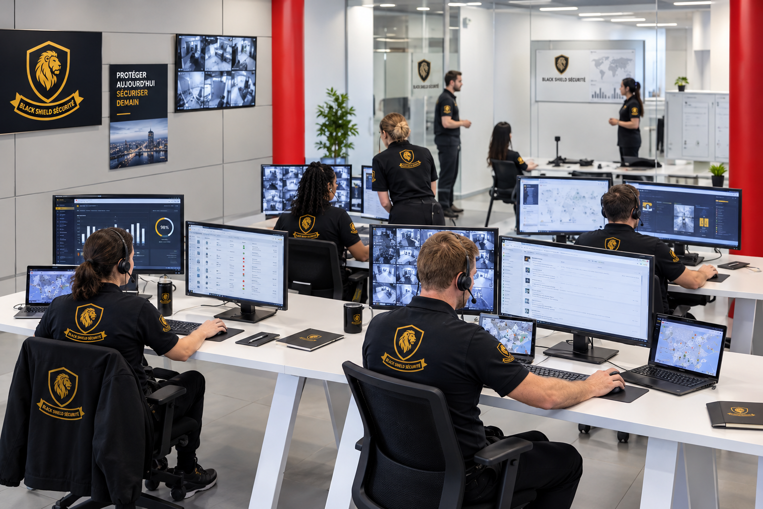 Centre de télésurveillance Black Shield
